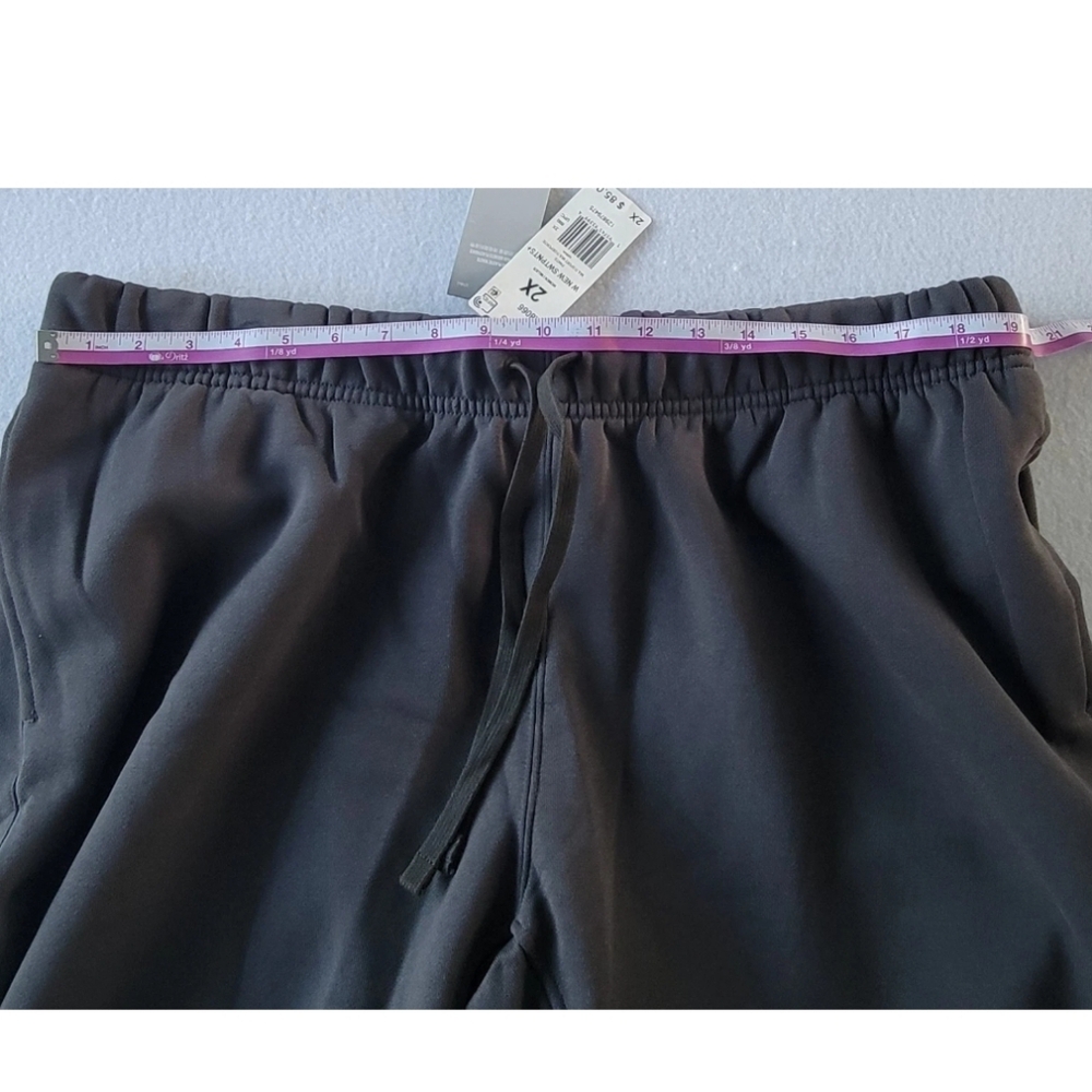 Adidas Men's Fleeces Pants Gray Size Plus 2X (2) And 4X Jogger NWT - Picture 3 of 7